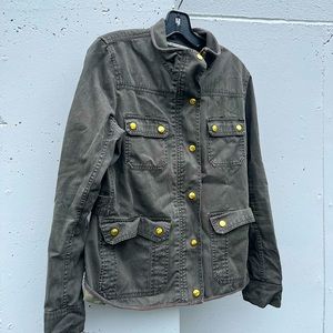 J.Crew Women’s Utility Jacket M.  Army Green